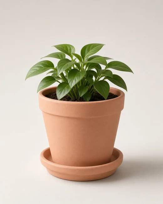Terracotta Planter with Saucer