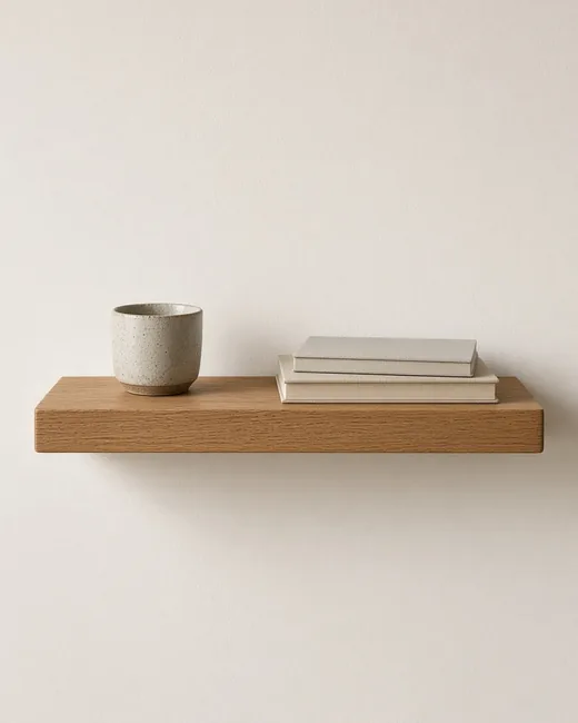 Oak Floating Shelf